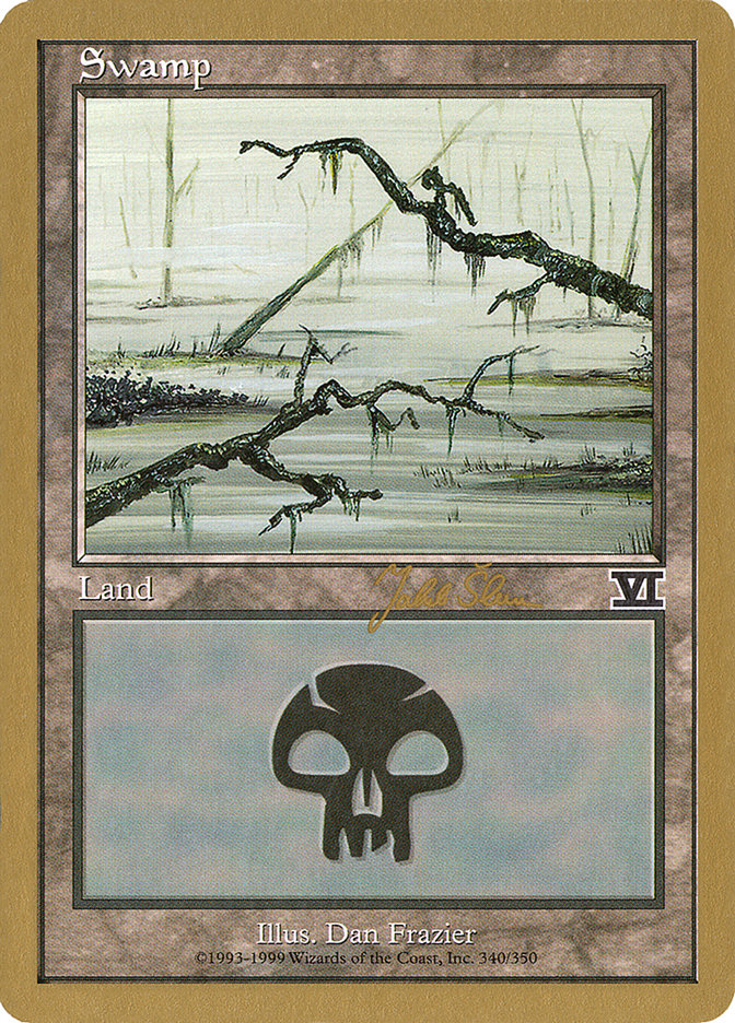 Swamp (js340b) (Jakub Slemr) [World Championship Decks 1999] | Fandemonia Ltd