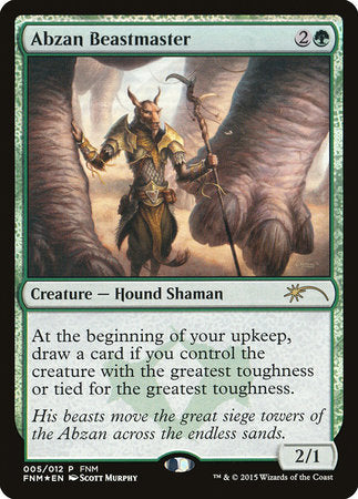 Abzan Beastmaster [Friday Night Magic 2015] | Fandemonia Ltd