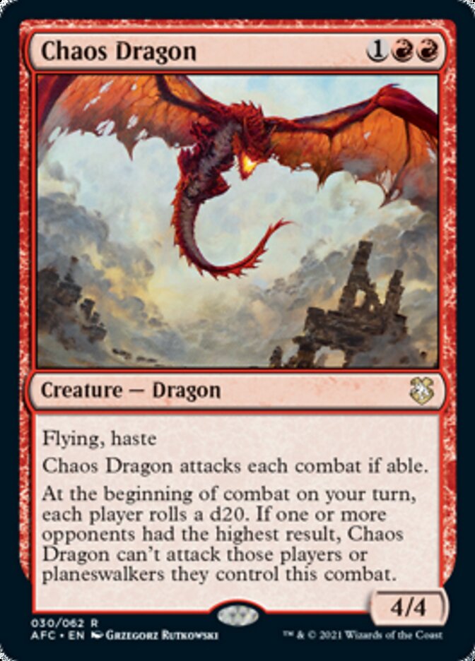 Chaos Dragon [Dungeons & Dragons: Adventures in the Forgotten Realms Commander] | Fandemonia Ltd
