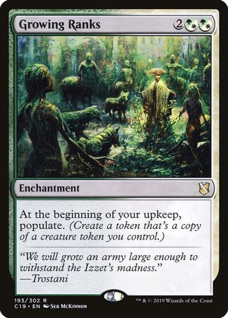 Growing Ranks [Commander 2019] | Fandemonia Ltd