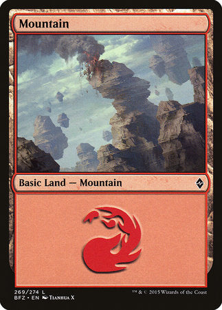 Mountain (269) [Battle for Zendikar] | Fandemonia Ltd