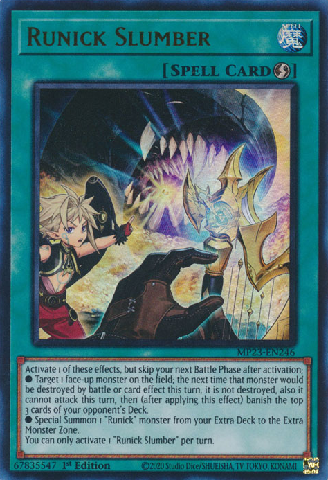 Runick Slumber [MP23-EN246] Ultra Rare | Fandemonia Ltd