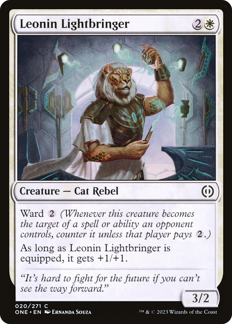 Leonin Lightbringer [Phyrexia: All Will Be One] | Fandemonia Ltd