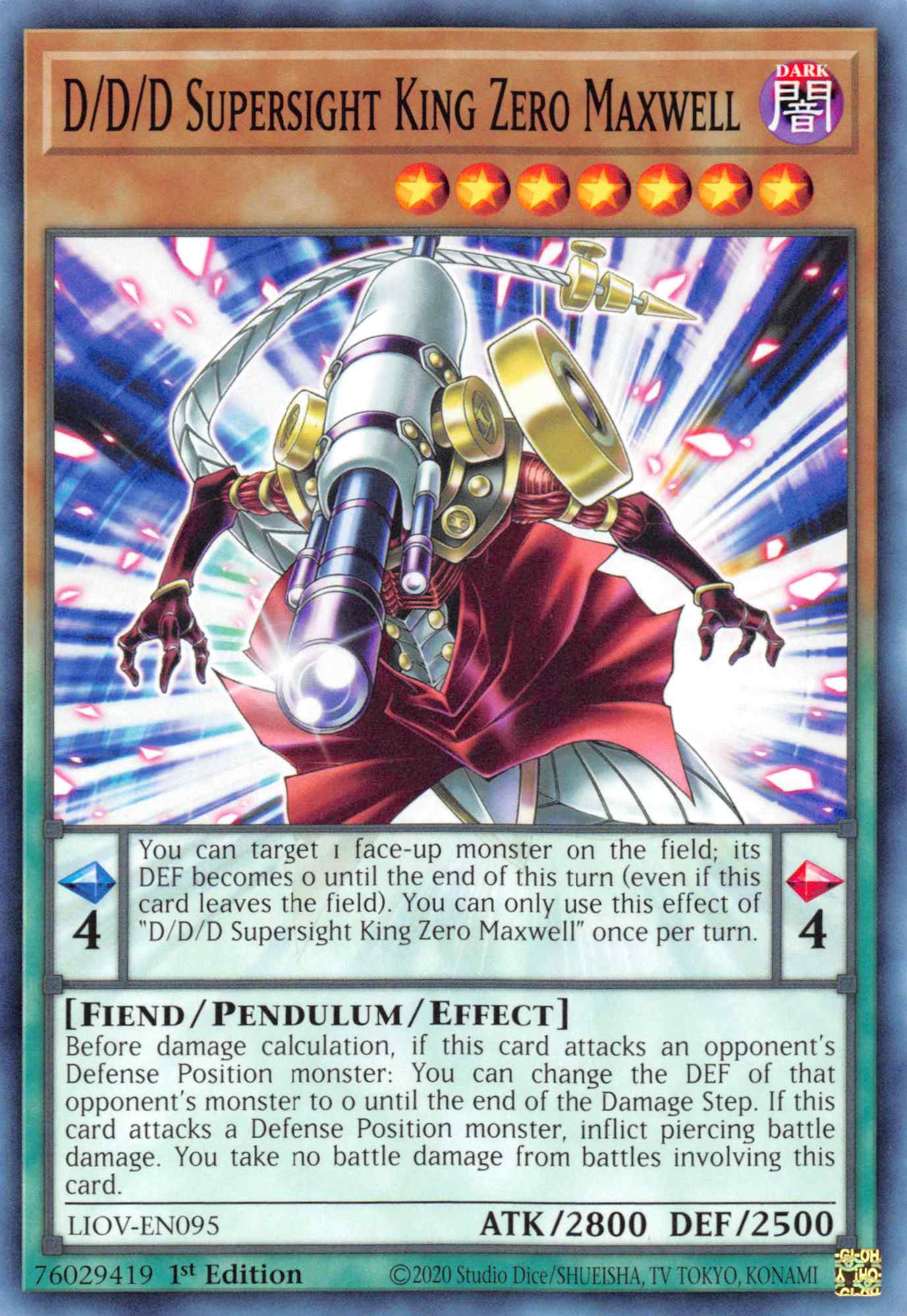 D/D/D Supersight King Zero Maxwell [LIOV-EN095] Common | Fandemonia Ltd