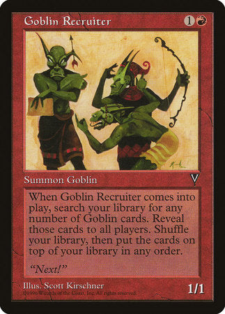 Goblin Recruiter [Visions] | Fandemonia Ltd
