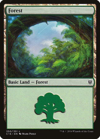 Forest (350) [Commander 2016] | Fandemonia Ltd