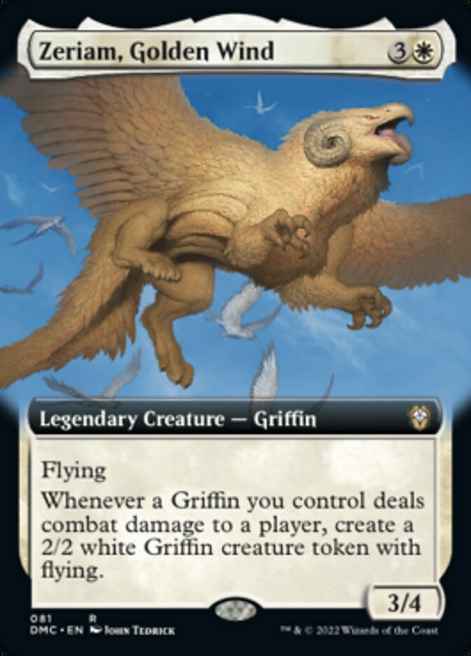 Zeriam, Golden Wind (Extended Art) [Dominaria United Commander] | Fandemonia Ltd