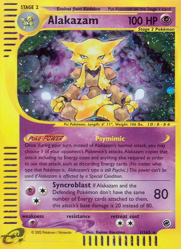 Alakazam (1/165) [Expedition: Base Set] | Fandemonia Ltd