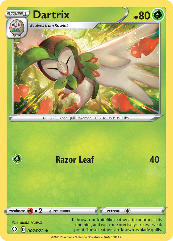 Dartrix (007/072) [Sword & Shield: Shining Fates] | Fandemonia Ltd