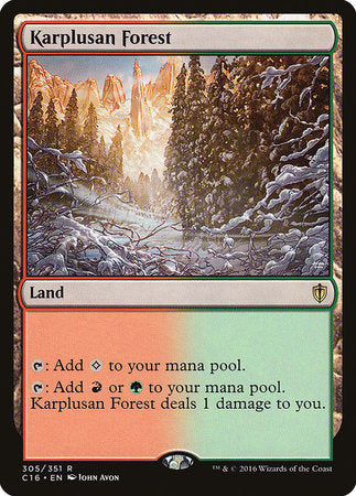 Karplusan Forest [Commander 2016] | Fandemonia Ltd