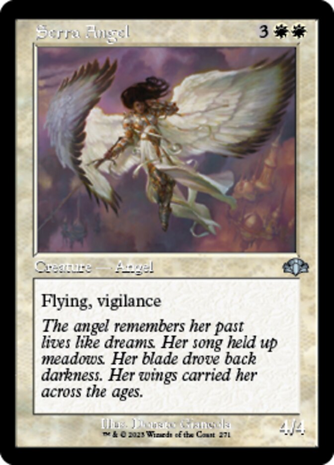 Serra Angel (Retro) [Dominaria Remastered] | Fandemonia Ltd