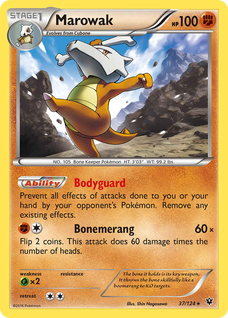 Marowak (37/124) [XY: Fates Collide] | Fandemonia Ltd