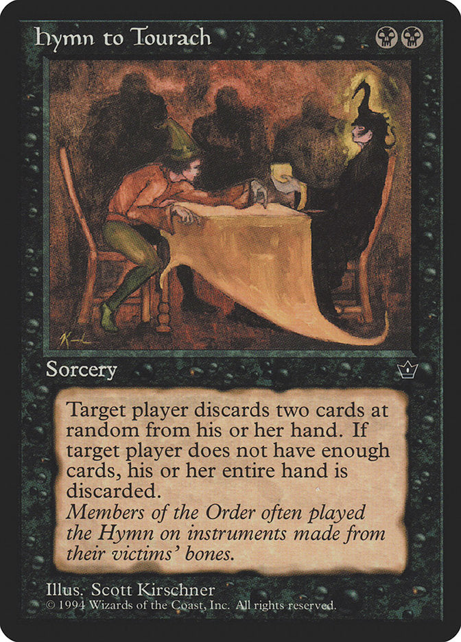 Hymn to Tourach (Scott Kirschner) [Fallen Empires] | Fandemonia Ltd