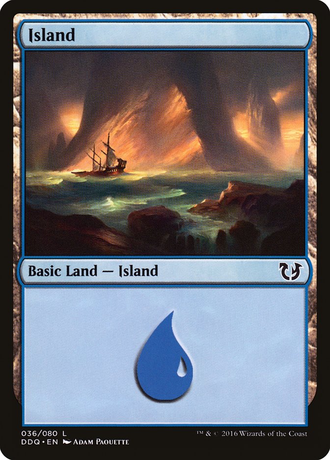 Island (36) [Duel Decks: Blessed vs. Cursed] | Fandemonia Ltd