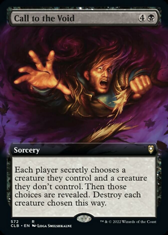 Call to the Void (Extended Art) [Commander Legends: Battle for Baldur's Gate] | Fandemonia Ltd
