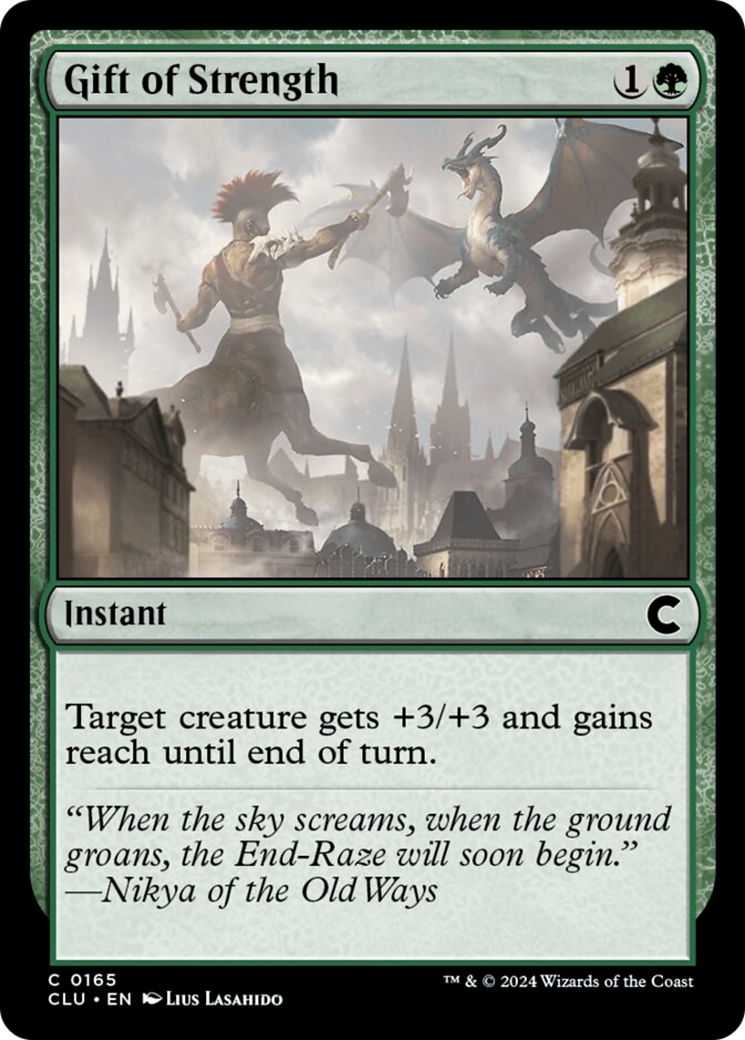 Gift of Strength [Ravnica: Clue Edition] | Fandemonia Ltd