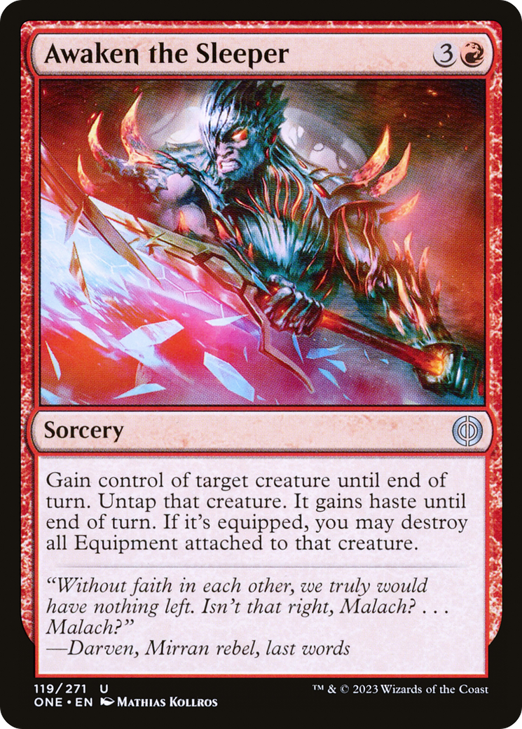 Awaken the Sleeper [Phyrexia: All Will Be One] | Fandemonia Ltd