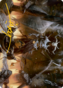 Ormendahl, the Corrupter Art Card (Gold-Stamped Signature) [Innistrad: Midnight Hunt Art Series] | Fandemonia Ltd