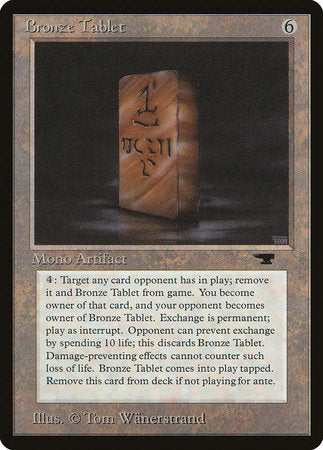 Bronze Tablet [Antiquities] | Fandemonia Ltd
