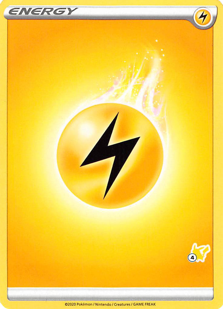 Lightning Energy (Pikachu Stamp #4) [Battle Academy 2022] | Fandemonia Ltd
