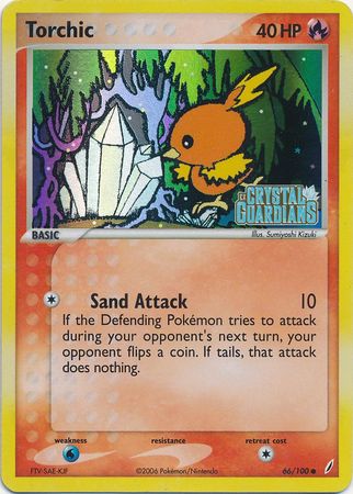 Torchic (66/100) (Stamped) [EX: Crystal Guardians] | Fandemonia Ltd