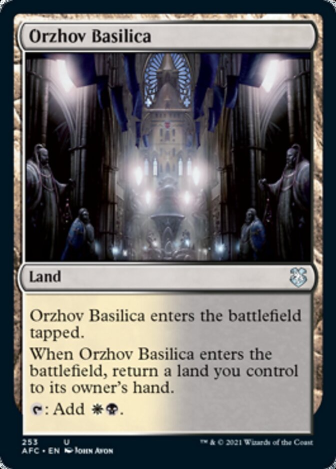 Orzhov Basilica [Dungeons & Dragons: Adventures in the Forgotten Realms Commander] | Fandemonia Ltd