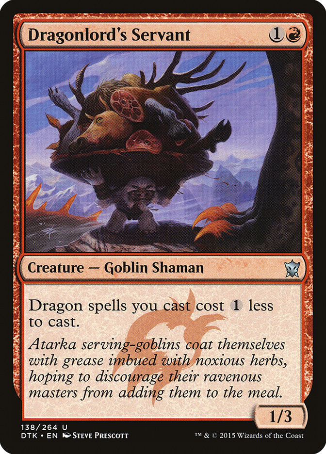 Dragonlord's Servant [Dragons of Tarkir] | Fandemonia Ltd