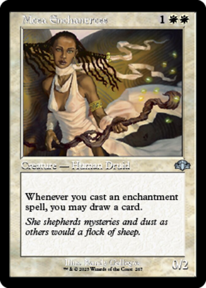 Mesa Enchantress (Retro) [Dominaria Remastered] | Fandemonia Ltd