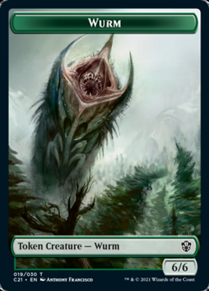 Wurm // Kraken Token [Commander 2021 Tokens] | Fandemonia Ltd