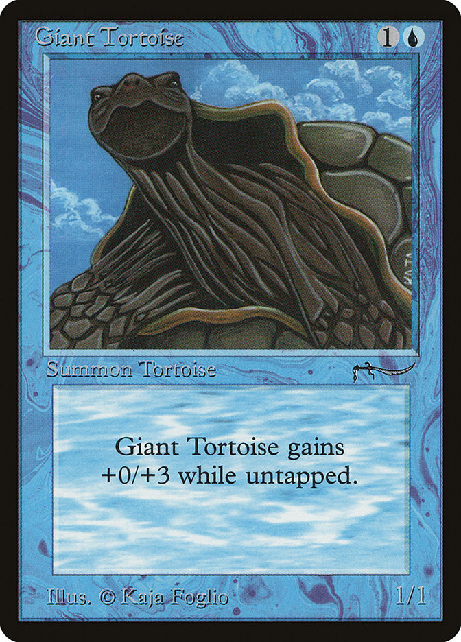 Giant Tortoise (Light Mana Cost) [Arabian Nights] | Fandemonia Ltd