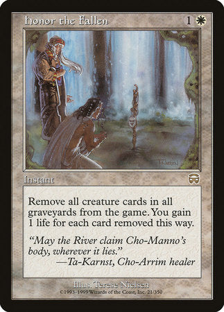 Honor the Fallen [Mercadian Masques] | Fandemonia Ltd