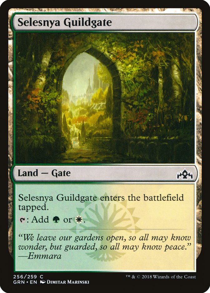 Selesnya Guildgate (256/259) [Guilds of Ravnica] | Fandemonia Ltd