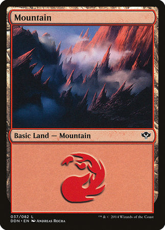 Mountain (37) [Duel Decks: Speed vs. Cunning] | Fandemonia Ltd