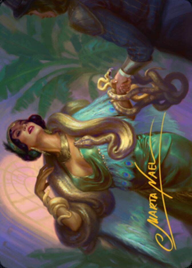 Venom Connoisseur Art Card (Gold-Stamped Signature) [Streets of New Capenna Art Series] | Fandemonia Ltd