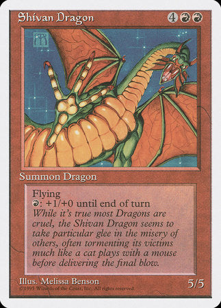 Shivan Dragon [Fourth Edition] | Fandemonia Ltd
