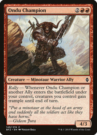 Ondu Champion [Battle for Zendikar] | Fandemonia Ltd