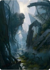 Swamp 2 Art Card [Zendikar Rising Art Series] | Fandemonia Ltd