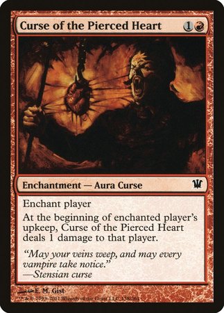 Curse of the Pierced Heart [Innistrad] | Fandemonia Ltd