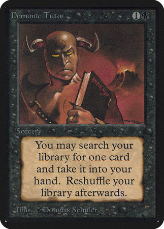 Demonic Tutor [Limited Edition Alpha] | Fandemonia Ltd
