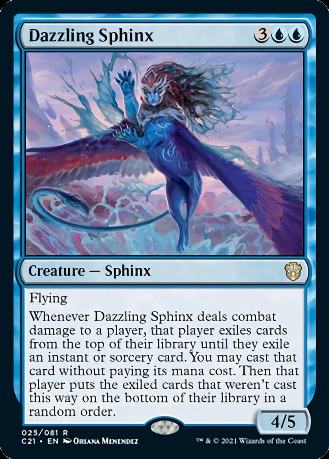 Dazzling Sphinx [Commander 2021] | Fandemonia Ltd