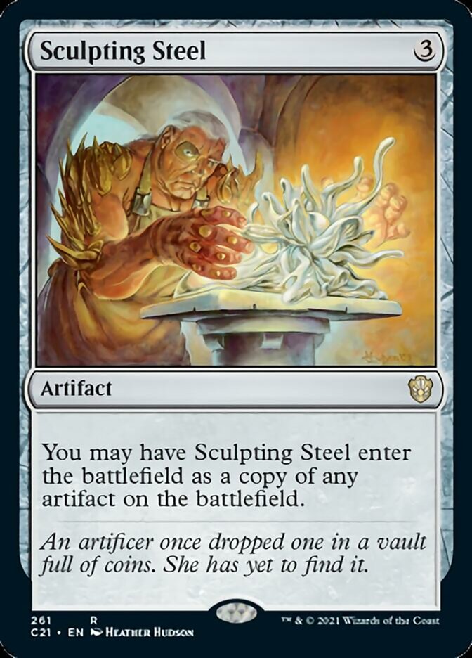 Sculpting Steel [Commander 2021] | Fandemonia Ltd