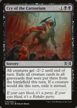 Cry of the Carnarium [Ravnica Allegiance] | Fandemonia Ltd