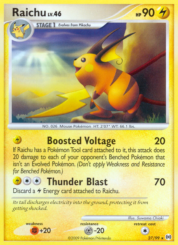 Raichu (27/99) [Platinum: Arceus] | Fandemonia Ltd