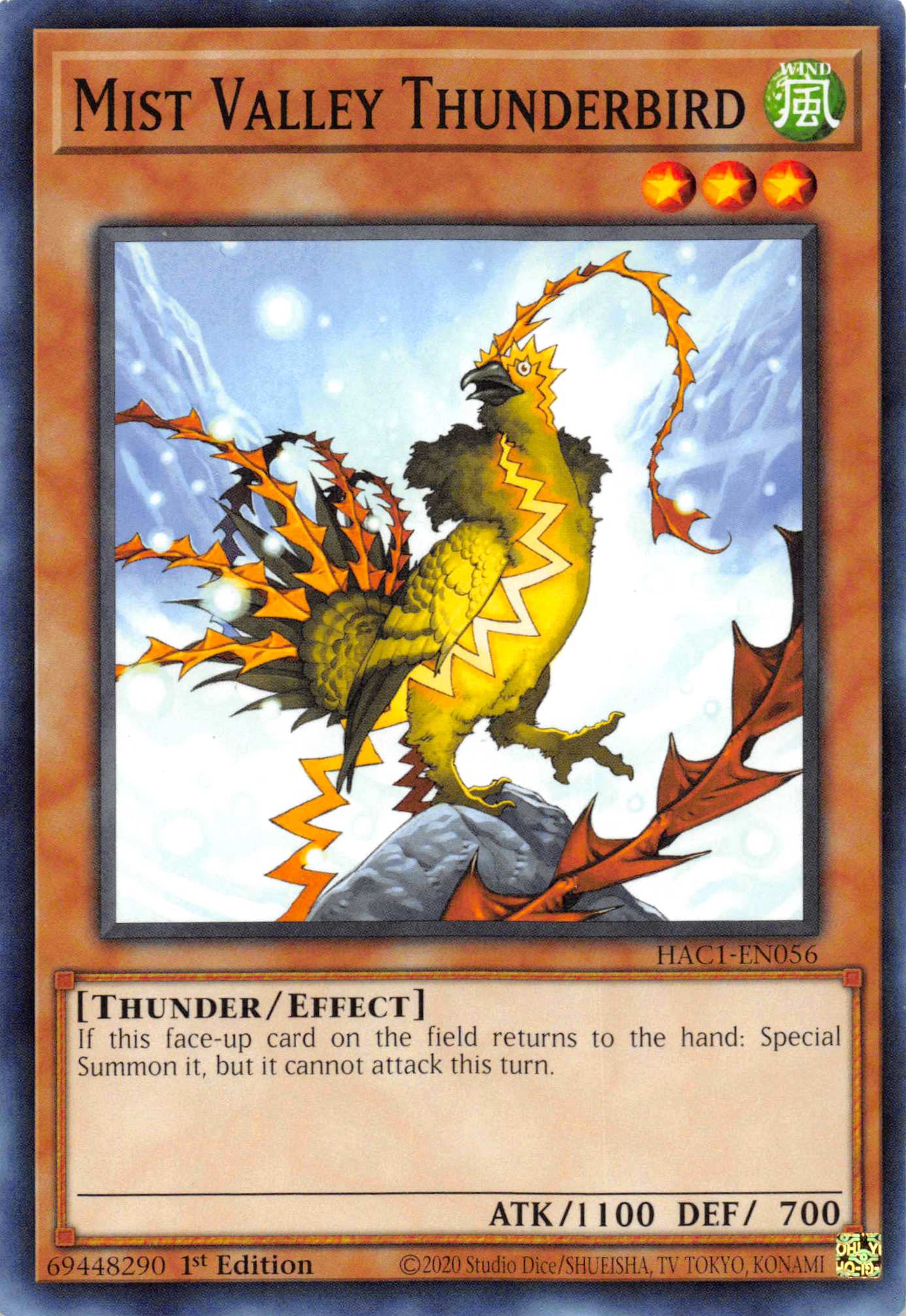 Mist Valley Thunderbird [HAC1-EN056] Common | Fandemonia Ltd