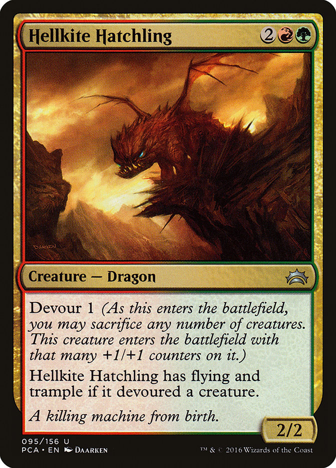 Hellkite Hatchling [Planechase Anthology] | Fandemonia Ltd
