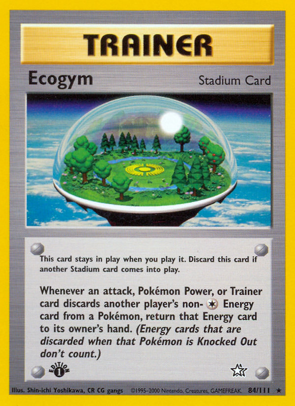 Ecogym (84/111) [Neo Genesis 1st Edition] | Fandemonia Ltd