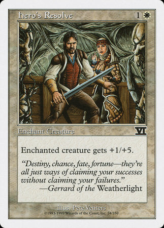 Hero's Resolve [Classic Sixth Edition] | Fandemonia Ltd