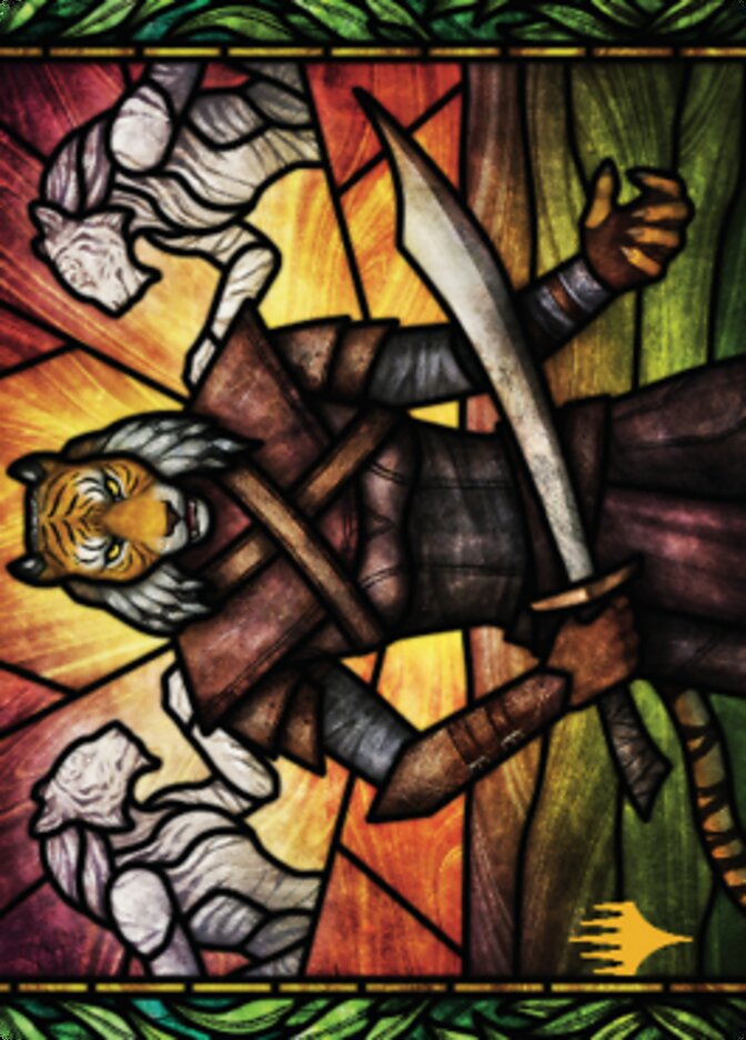Zar Ojanen, Scion of Efrava Art Card (Gold-Stamped Signature) [Dominaria United Art Series] | Fandemonia Ltd