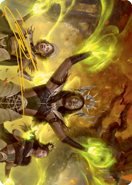 Dawnhart Wardens Art Card (Gold-Stamped Signature) [Innistrad: Midnight Hunt Art Series] | Fandemonia Ltd