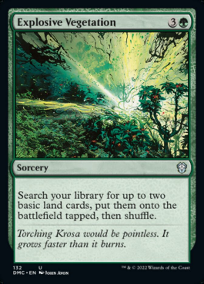 Explosive Vegetation [Dominaria United Commander] | Fandemonia Ltd